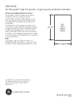 Preview for 2 page of GE Monogram ZDIC150W Datasheet