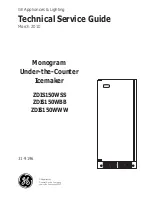 Preview for 1 page of GE Monogram ZDIS150WBB Technical Service Manual