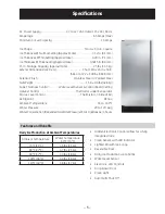 Preview for 5 page of GE Monogram ZDIS150WBB Technical Service Manual