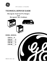 GE Monogram ZDP30_ _H Technical Service Manual preview