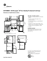 Предварительный просмотр 2 страницы GE Monogram ZDP30N4DSS Dimensions And Specifications