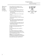 Preview for 18 page of GE Monogram ZDP36 Use And Care Manual