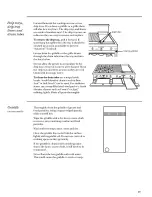 Preview for 29 page of GE Monogram ZDP36 Use And Care Manual