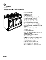 Preview for 3 page of GE Monogram ZDP48L4GWSS Dimension Manual