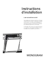 Preview for 17 page of GE Monogram ZDT975SIJII Installation Instructions Manual