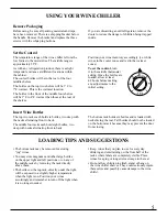 Preview for 5 page of GE Monogram ZDW24 Use And Care Manual