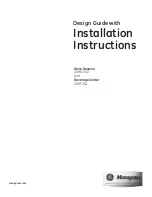 GE Monogram ZDWT240 Installation Instructions Manual preview