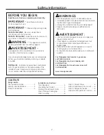 Preview for 2 page of GE Monogram ZDWT240 Installation Instructions Manual