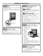 Preview for 6 page of GE Monogram ZDWT240 Installation Instructions Manual