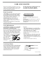 Preview for 29 page of GE Monogram ZEK735 Use And Care Manual