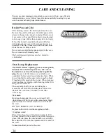 Preview for 34 page of GE Monogram ZEK736GP Use And Care Manual