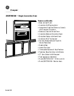 Preview for 2 page of GE Monogram ZEK737BWBB Dimensions And Specifications