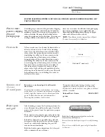 Preview for 37 page of GE Monogram ZEK938 Owner'S Manual