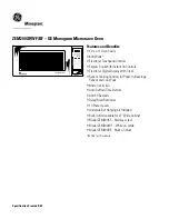 Preview for 2 page of GE Monogram ZEM200BF Dimensions And Specifications