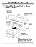 Предварительный просмотр 7 страницы GE Monogram ZET1 Installation Instructions Manual