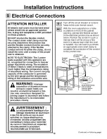 Предварительный просмотр 10 страницы GE Monogram ZET1 Installation Instructions Manual