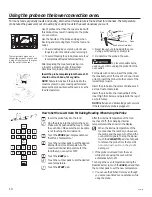 Предварительный просмотр 10 страницы GE Monogram ZET1 Owner'S Manual