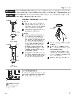 Предварительный просмотр 27 страницы GE Monogram ZET1 Owner'S Manual