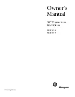 GE Monogram ZET1038 Owner'S Manual preview