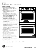 Preview for 2 page of GE Monogram ZET2PMSS Dimensions And Installation Information