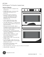 Preview for 2 page of GE Monogram ZET2SMSS Dimensions And Installation Information