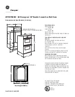 Preview for 1 page of GE Monogram ZET857BB Specifications