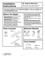 GE Monogram ZET938 Installation Instructions Manual preview