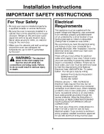 Preview for 2 page of GE Monogram ZET938 Installation Instructions Manual