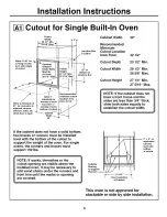 Preview for 5 page of GE Monogram ZET938 Installation Instructions Manual