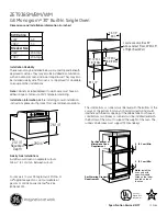 GE Monogram ZET938SMSS Datasheet preview