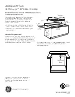 GE MONOGRAM ZEU36KSK/WK/BK Dimensions And Installation Information preview