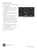 Предварительный просмотр 2 страницы GE MONOGRAM ZEU36KSK/WK/BK Dimensions And Installation Information