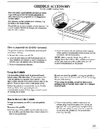 Предварительный просмотр 23 страницы GE Monogram ZEW145 Use And Care & Installation Manual