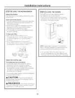 Preview for 13 page of GE Monogram ZFGB21HXASS Installation Instructions Manual