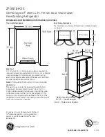 Preview for 1 page of GE Monogram ZFGB21HXSS Datasheet