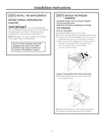 Preview for 7 page of GE Monogram ZFGP21HYASS Installation Instructions Manual