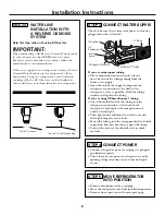 Preview for 8 page of GE Monogram ZFSB23D SS Installation Instructions Manual