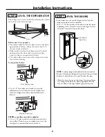 Preview for 9 page of GE Monogram ZFSB23D SS Installation Instructions Manual