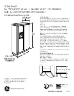 Preview for 1 page of GE Monogram ZFSB23DXSS Datasheet
