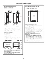 Preview for 3 page of GE Monogram ZFSB25D SS Installation Instructions Manual