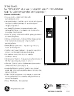 Preview for 2 page of GE Monogram ZFSB25DXSS Datasheet