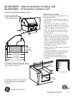 GE Monogram ZGG300LBPSS Dimensions And Installation Information preview