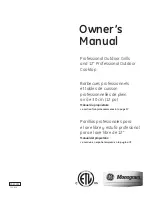 GE Monogram ZGG420LBPSS Owner'S Manual preview