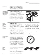 Preview for 12 page of GE Monogram ZGG420LBPSS Owner'S Manual