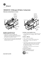 Preview for 2 page of GE Monogram ZGG48L31CSS Specifications