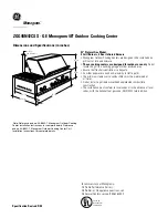 GE Monogram ZGG48N42CSS Dimensions And Specifications preview