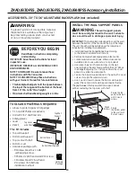 Preview for 13 page of GE Monogram ZGU364LD Installation Instructions Manual