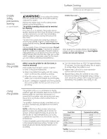 Предварительный просмотр 13 страницы GE Monogram ZGU364LDP1SS Owner'S Manual