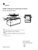 Preview for 1 page of GE Monogram ZGU3650 Dimensions And Specifications