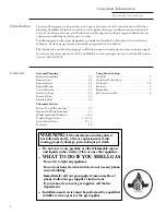 Preview for 2 page of GE Monogram ZGU3650 Use And Care Manual